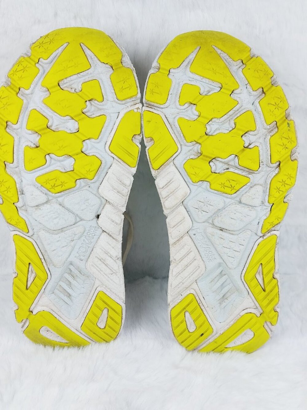 Hoka One One Men's Blanc De Blanc Virtual Blue Arahi 7 Running Shoes Size 9D - Picture 5 of 8